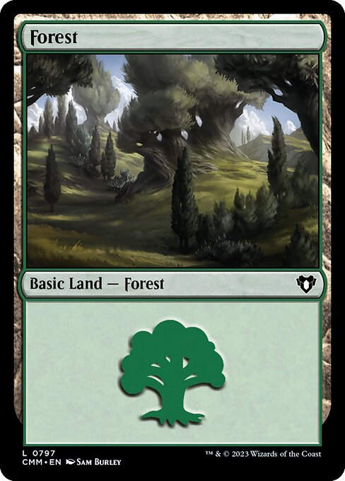 Forest (cmm) (cmm_797) (Commander Deck)