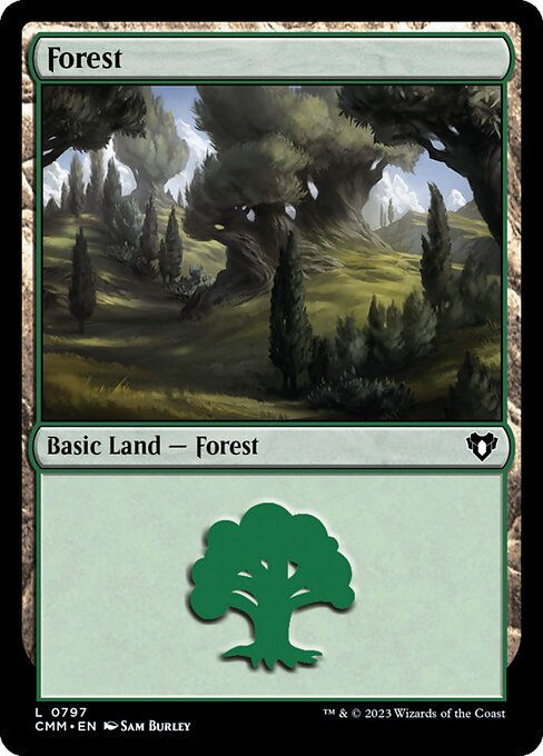 Forest (cmm) (cmm_797) (Commander Deck)