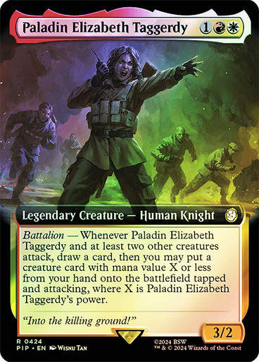 Paladin Elizabeth Taggerdy (pip) (424) / Extended Art Foil