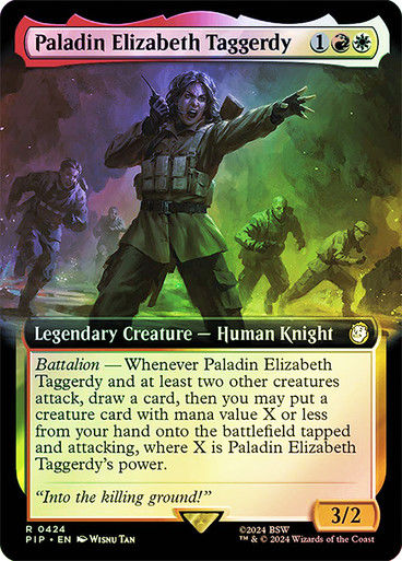 Paladin Elizabeth Taggerdy (pip) (424) / Extended Art Foil
