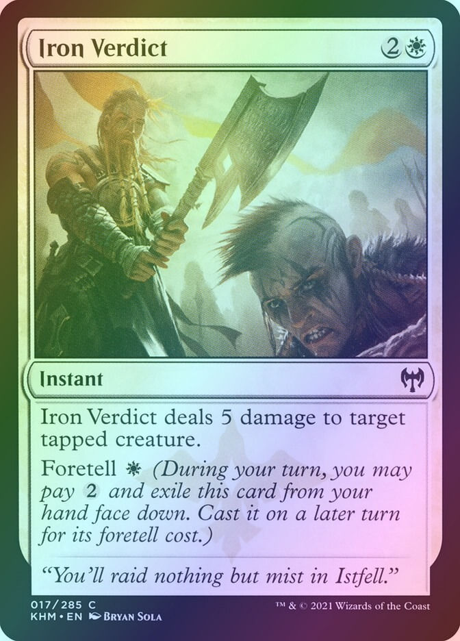 Iron Verdict (KHM) (17) / Foil