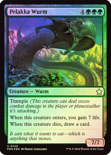 Pelakka Wurm (FDN) (720) / Foil (Starter)