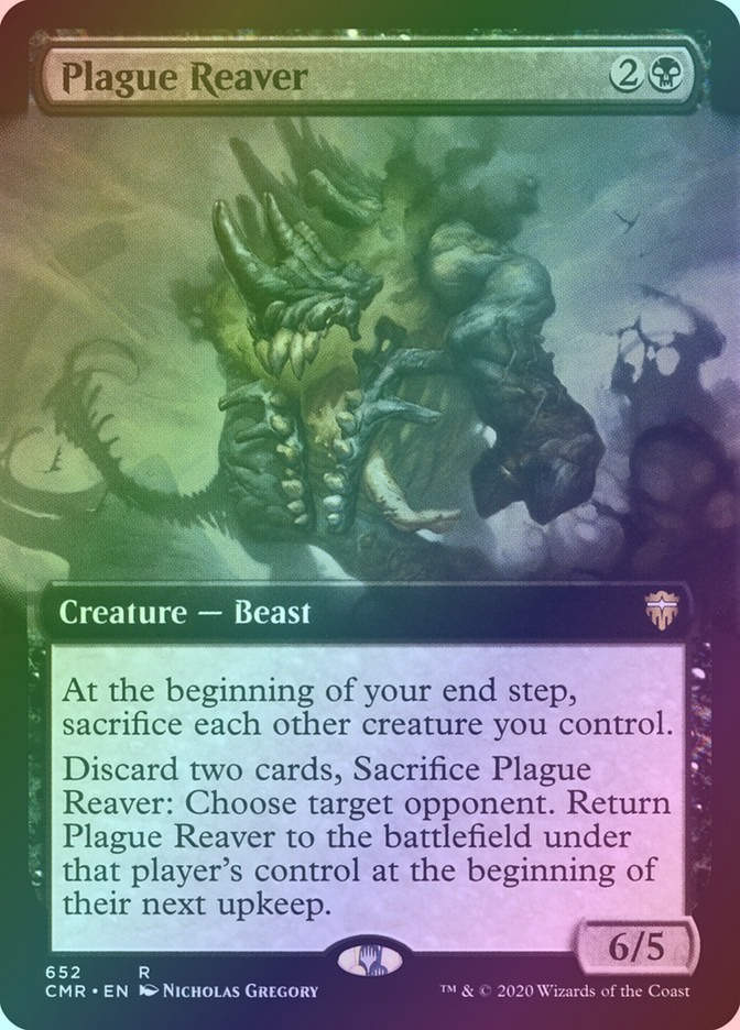 Plague Reaver (CMR) (652) / Extended Art / Foil