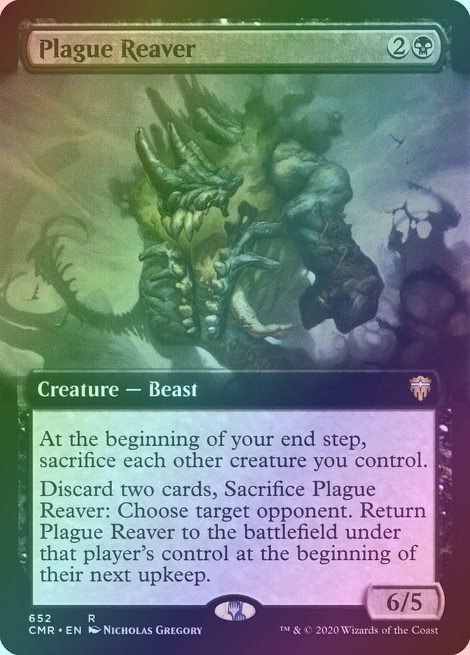 Plague Reaver (CMR) (652) / Extended Art / Foil