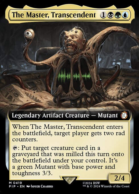 The Master, Transcendent (pip) (419) / Extended Art