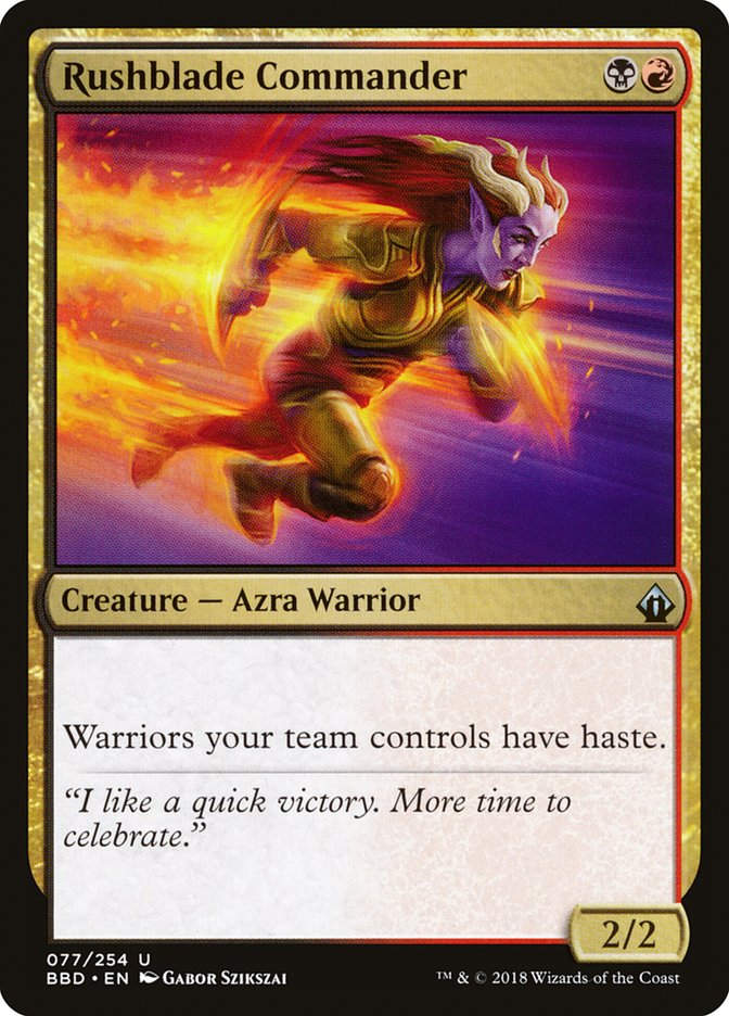 Rushblade Commander (BBD) (77) / Foil