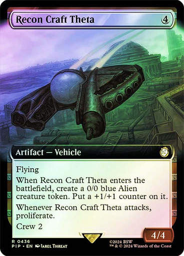 Recon Craft Theta (pip) (436) / Extended Art Foil