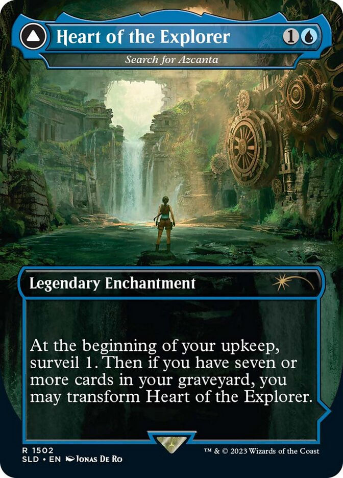 Search for Azcanta // Azcanta, the Sunken Ruin (SLD) (1502) / Borderless — cara 1 de 2