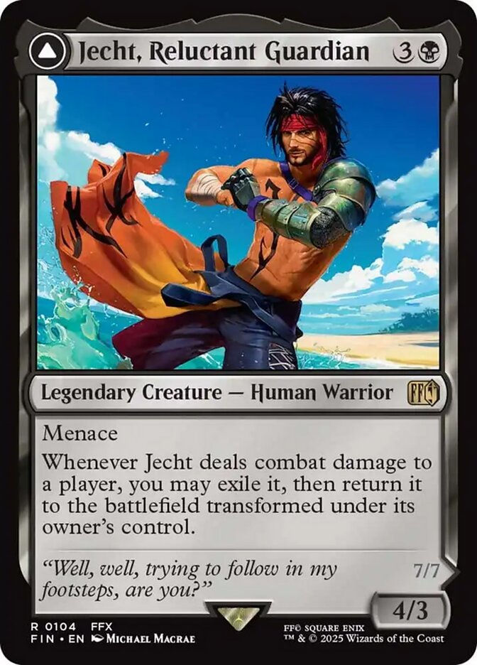 Jecht, Reluctant Guardian // Braska's Final Aeon (FIN) (104) — cara 1 de 2