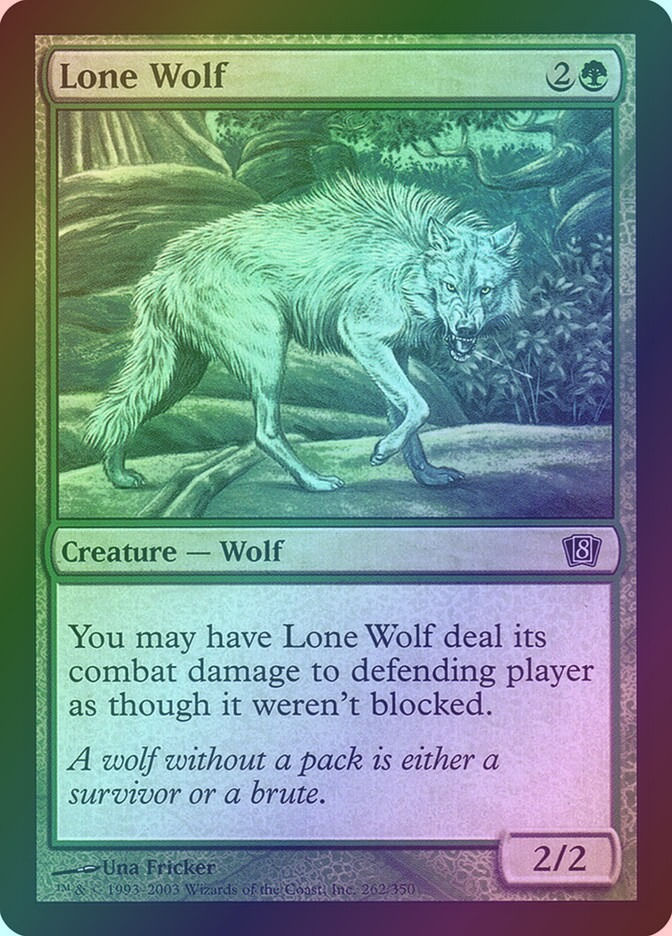 Lone Wolf (8ED) (262★) / Foil