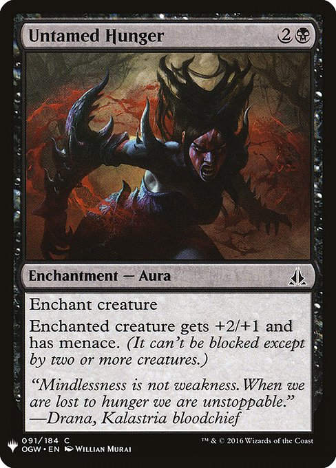 Untamed Hunger (PLST) (OGW-91)