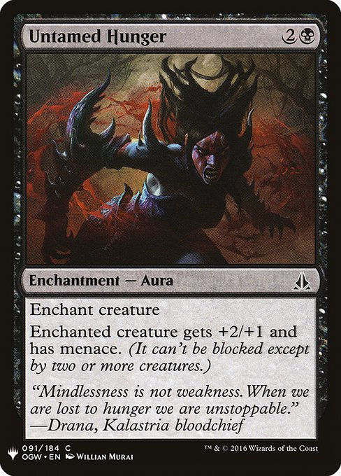 Untamed Hunger (PLST) (OGW-91)