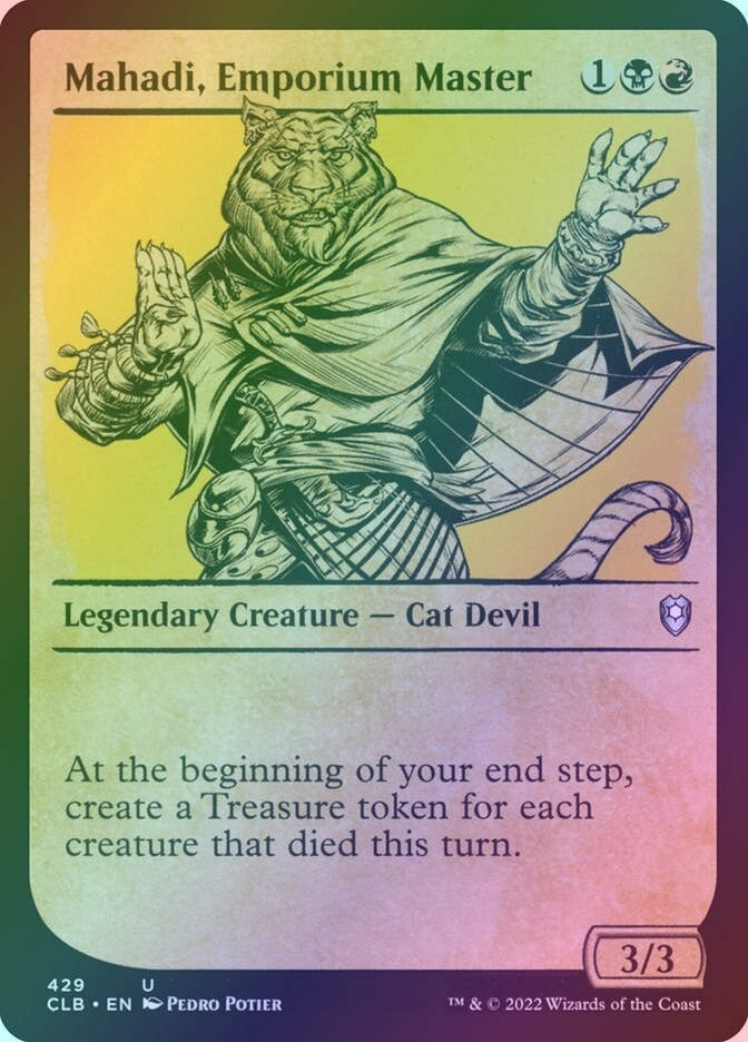 Mahadi, Emporium Master (CLB) (429) / Showcase / Foil