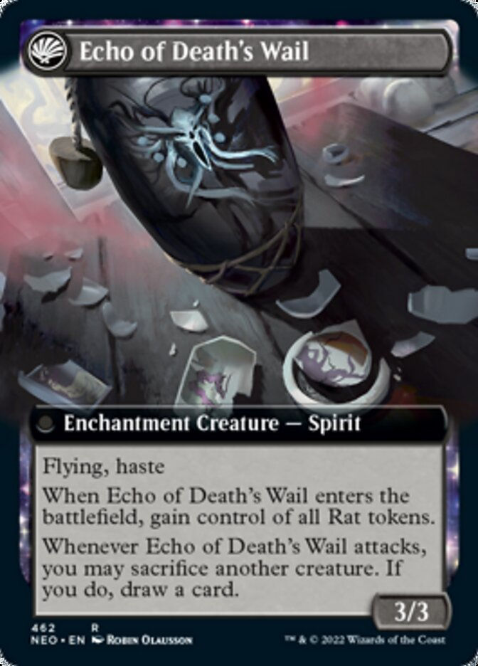 Tribute to Horobi // Echo of Death's Wail (NEO) / Extended Art — cara 2 de 2