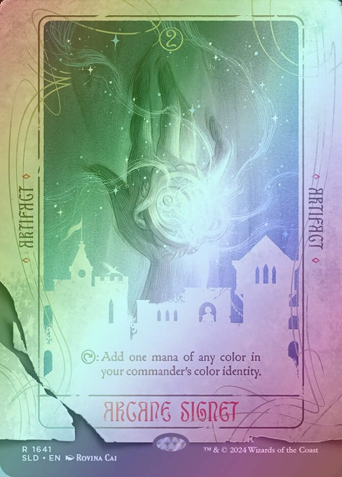 Arcane Signet (SLD) (1641★) / Borderless / Rainbow Foil