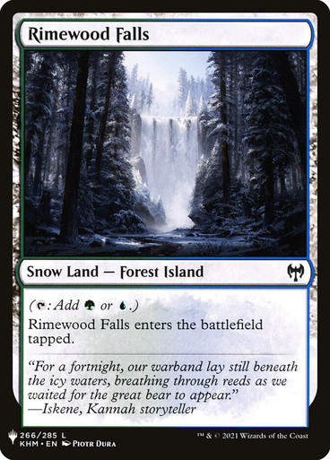Rimewood Falls (PLST) (KHM-266)
