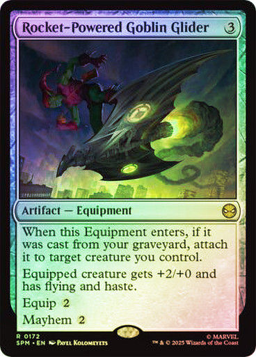 Rocket-Powered Goblin Glider (SPM) (172) / Foil