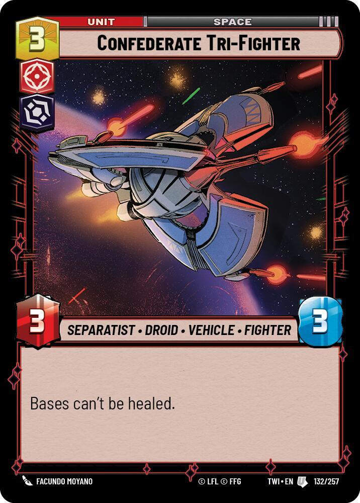 Confederate Tri-Fighter (TWI) (132/257)