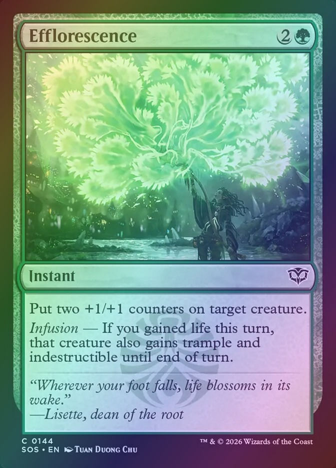 Efflorescence (SOS) (144) / Foil