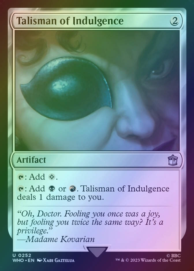 Talisman of Indulgence (WHO) (252) / Foil
