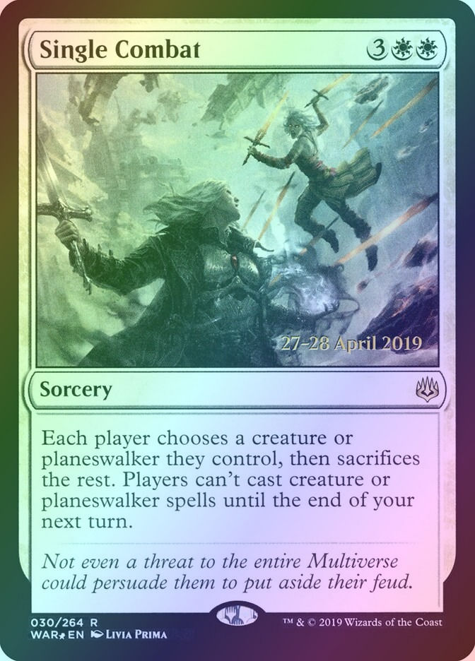 Single Combat (PWAR) (30s) / Foil