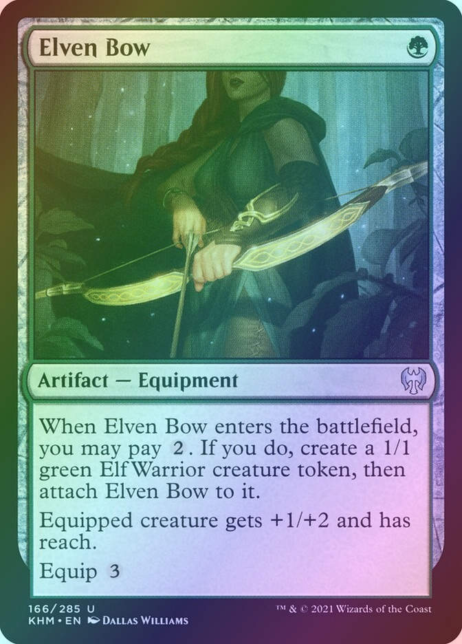 Elven Bow (KHM) (166) / Foil