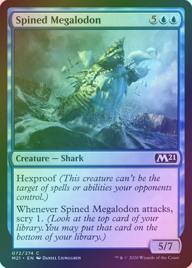Spined Megalodon (M21) (72) / Foil