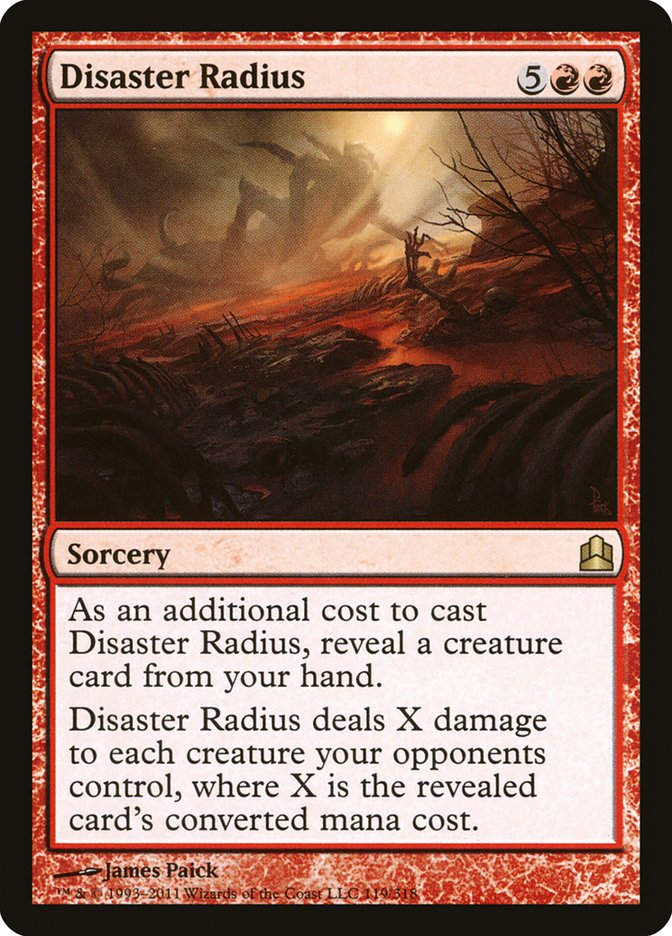 Disaster Radius (cmd)