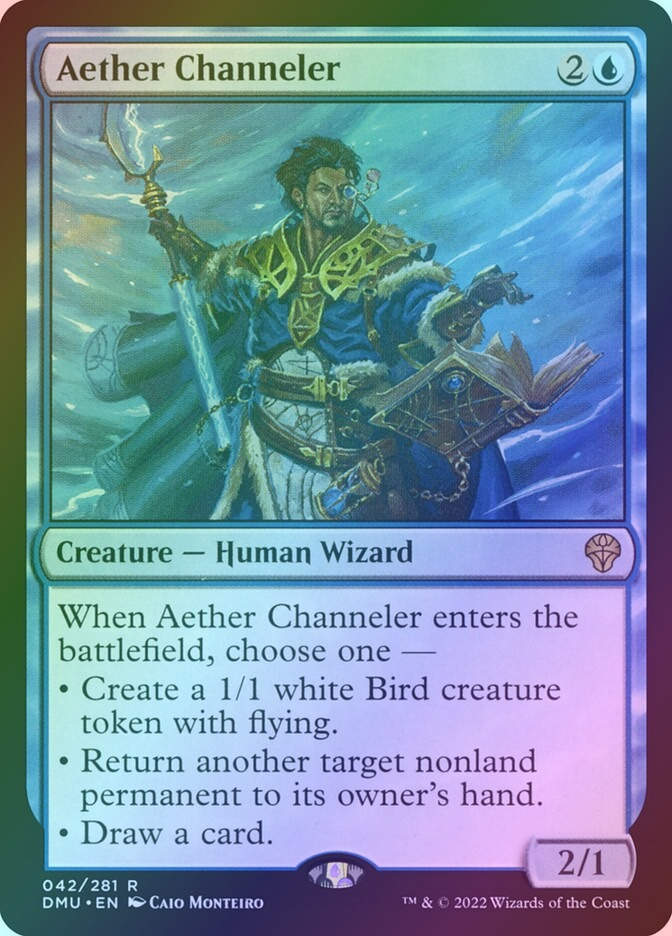 Aether Channeler (DMU) (42) / Foil