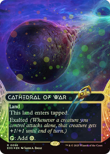 Cathedral of War (EOS) (096) / Borderless Galaxy Foil