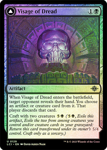 Visage of Dread // Dread Osseosaur (lci) / Foil — cara 1 de 2