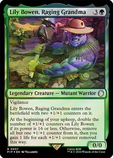 Lily Bowen, Raging Grandma (pip) (607) / Surge Foil