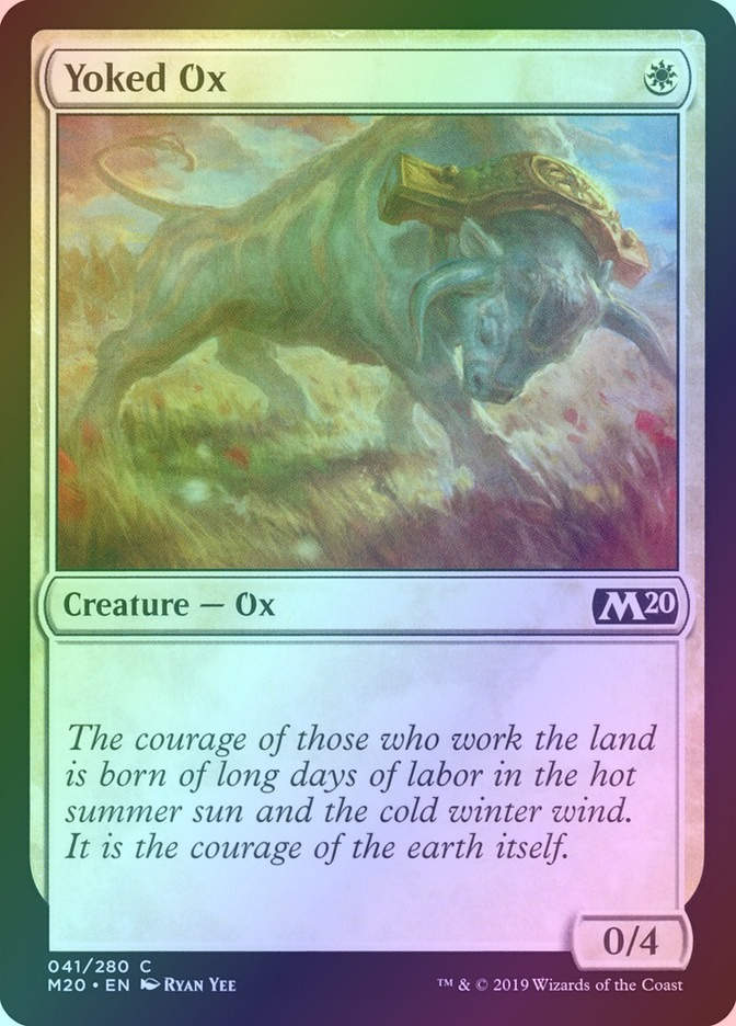 Yoked Ox (M20) (41) / Foil