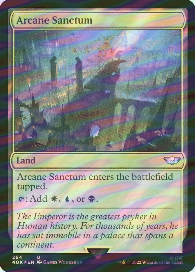 Arcane Sanctum (40K) (264★) / Surge Foil