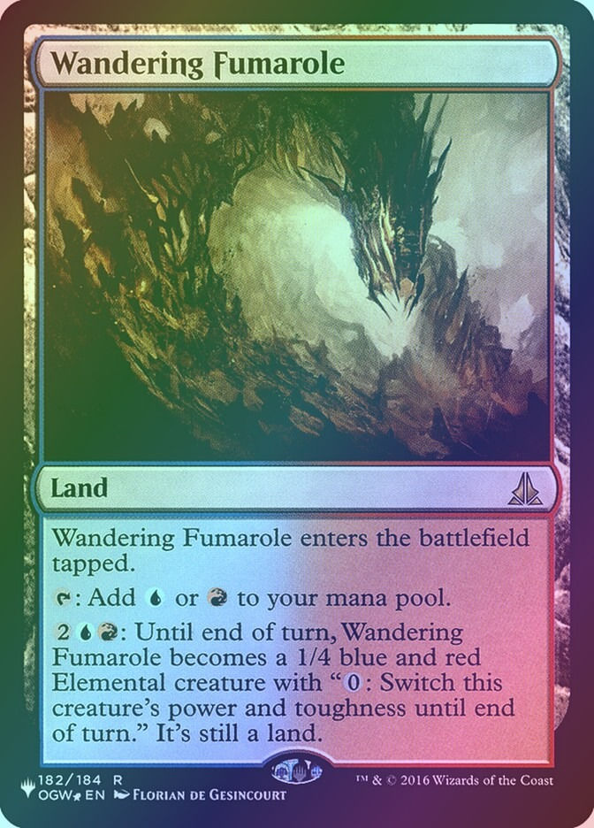Wandering Fumarole (PLST) (OGW-182) / Foil