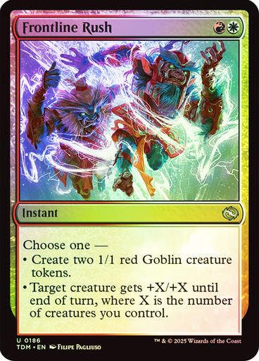 Frontline Rush (TDM) (186) / Foil