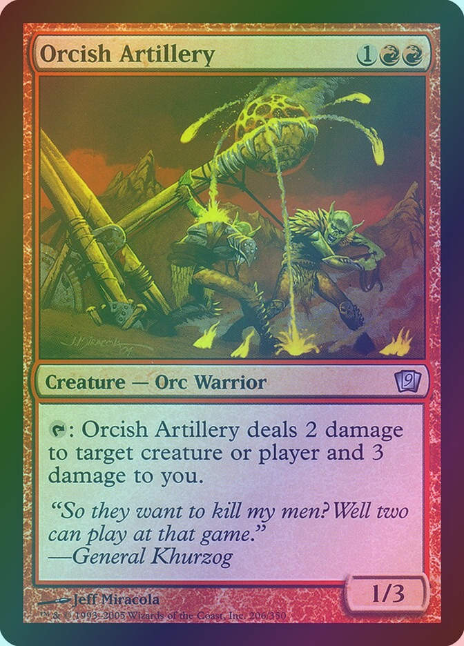 Orcish Artillery (9ED) (206★) / Foil