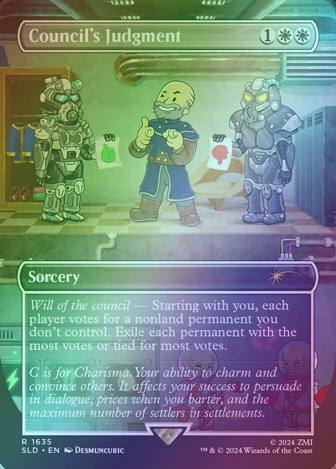 Council's Judgment (SLD) (1635★) / Borderless / Rainbow Foil
