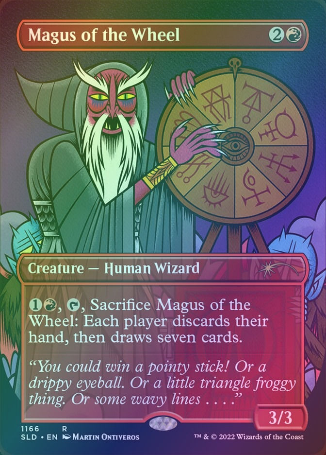 Magus of the Wheel (SLD) (1166) / Borderless / Foil