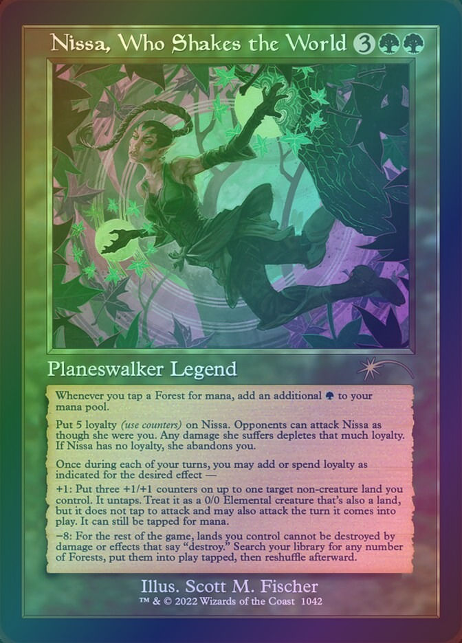 Nissa, Who Shakes the World (SLD) (1042) / Foil
