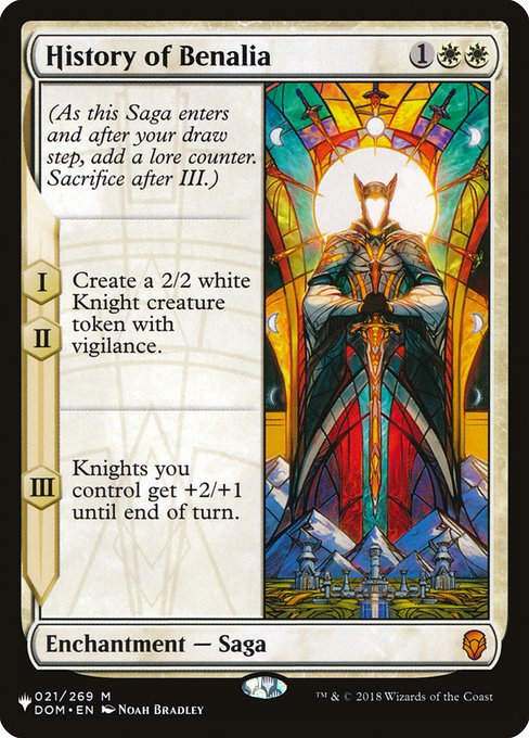 History of Benalia (PLST) (DOM-21)