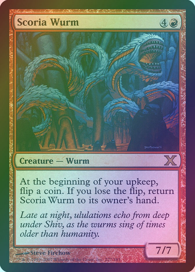 Scoria Wurm (10E) (227) / Foil