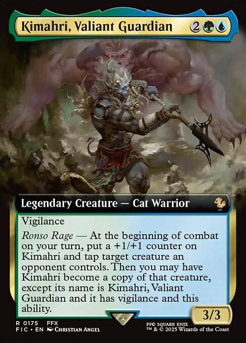 Kimahri, Valiant Guardian (FIC) (175) / Extended Art