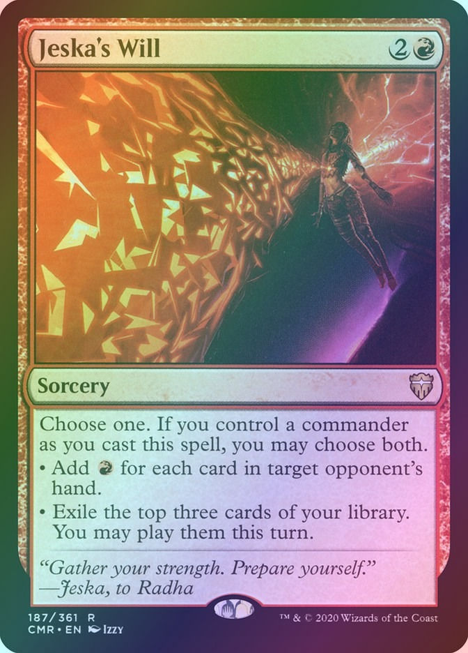 Jeska's Will (CMR) (187) / Foil