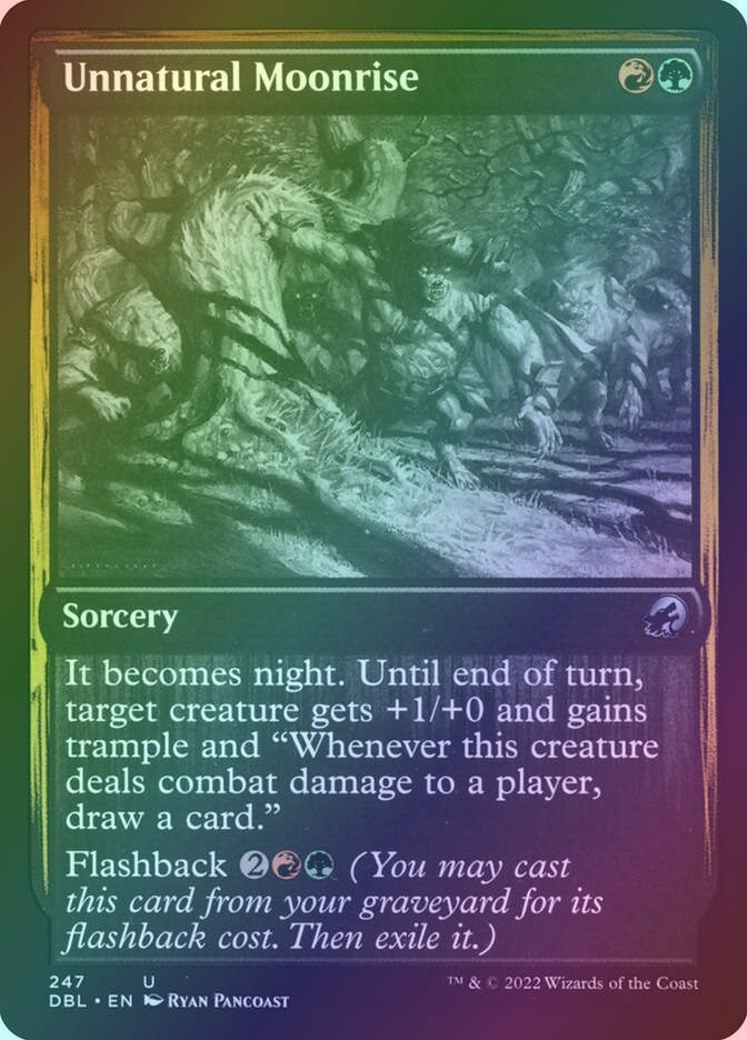 Unnatural Moonrise (DBL) (247) / Foil