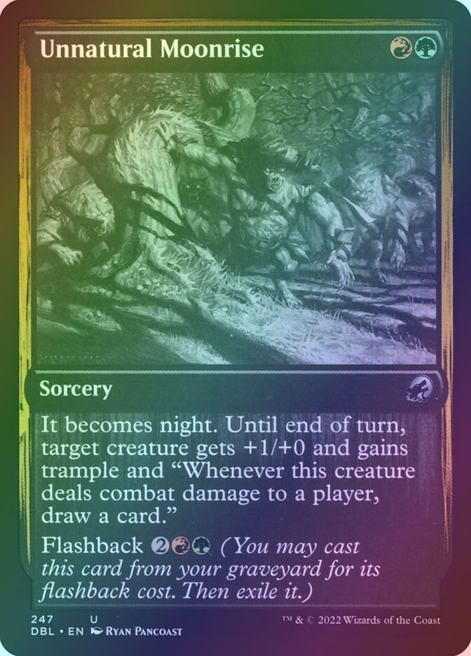 Unnatural Moonrise (DBL) (247) / Foil