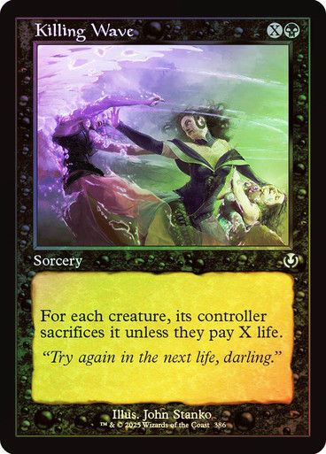 Killing Wave (INR) (386) / Foil Retro