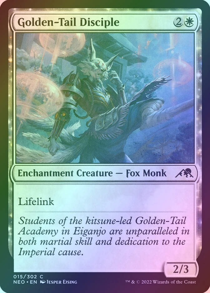 Golden-Tail Disciple (NEO) (15) / Foil
