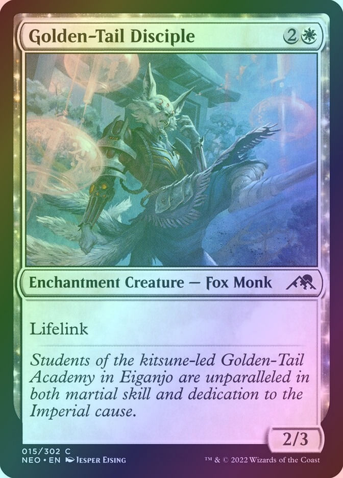 Golden-Tail Disciple (NEO) (15) / Foil