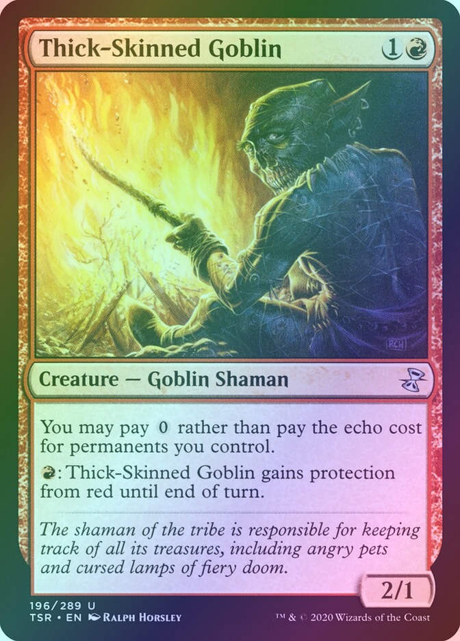 Thick-Skinned Goblin (TSR) (196) / Foil